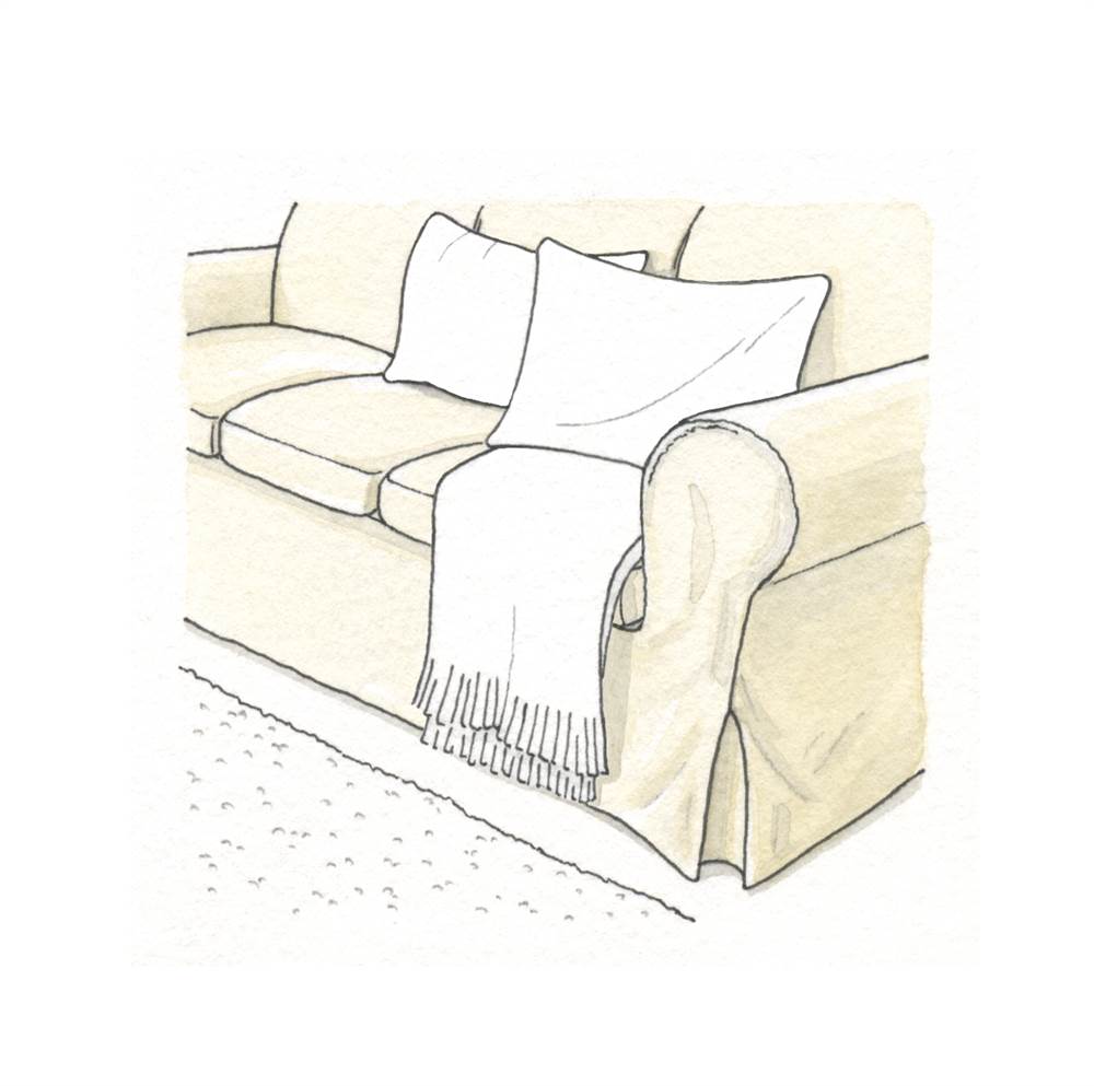 Ilustración de sofá 