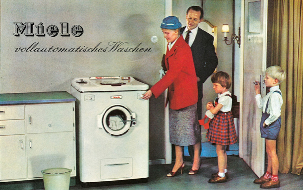 Anuncio antiguo de lavadora Míele