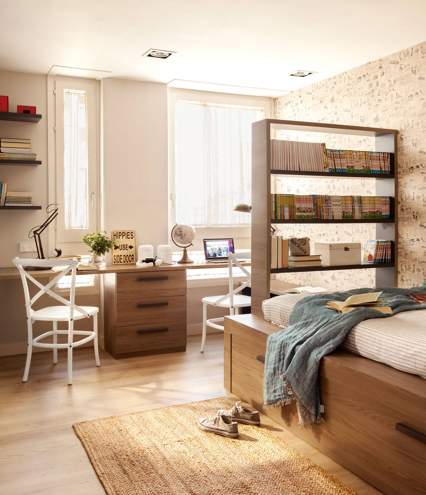 Pero Consejos también Los 65 mejores dormitorios juveniles de El Mueble: ideas para decorarlos