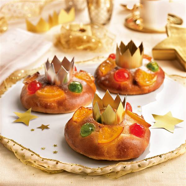 Miniroscones  de Reyes con frutas: muy fáciles de hacer y buenísimos