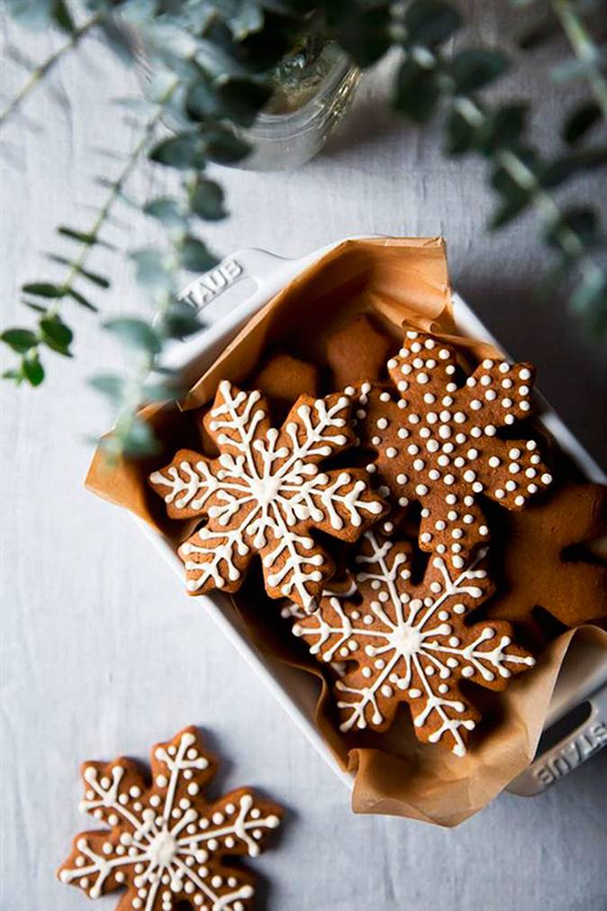 Regalos-dulces-de-Navidad-Galletas-copo-de-nieve