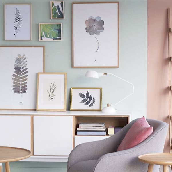 Cómo pintar un salón con muebles claros