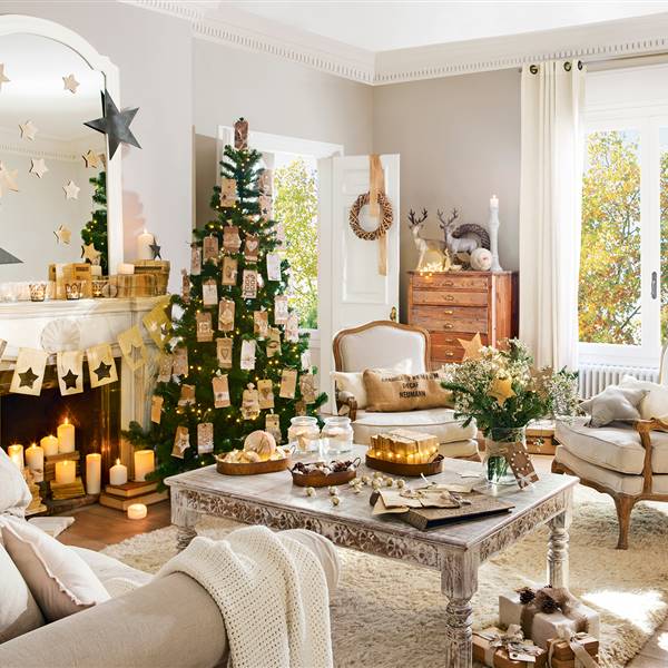 Un salón, tres estilos de Navidad. ¿Cuál es el tuyo?