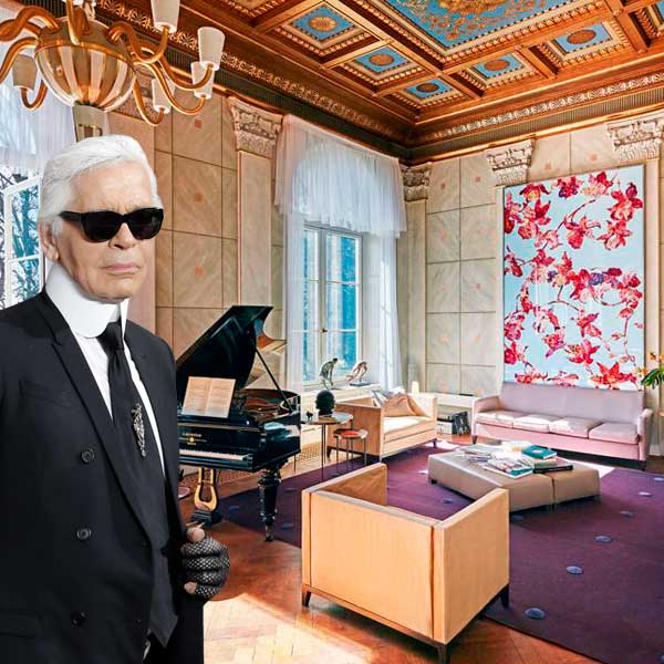 La espectacular casa en la que vivió Karl Lagerfeld