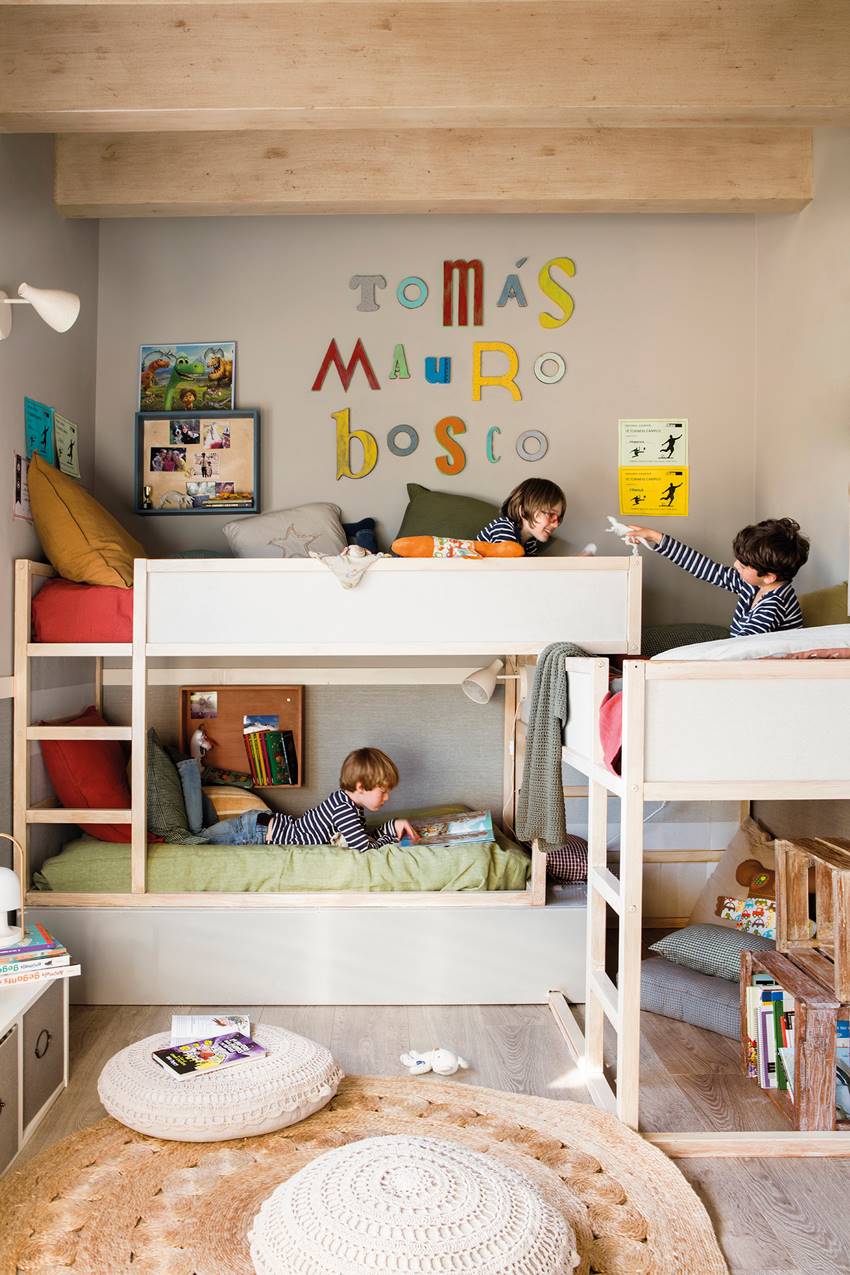 Conmemorativo Pulido sabio Habitaciones de niños: 30 propuestas de todas las edades