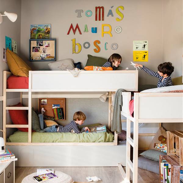 30 habitaciones de niños con muy buenas ideas