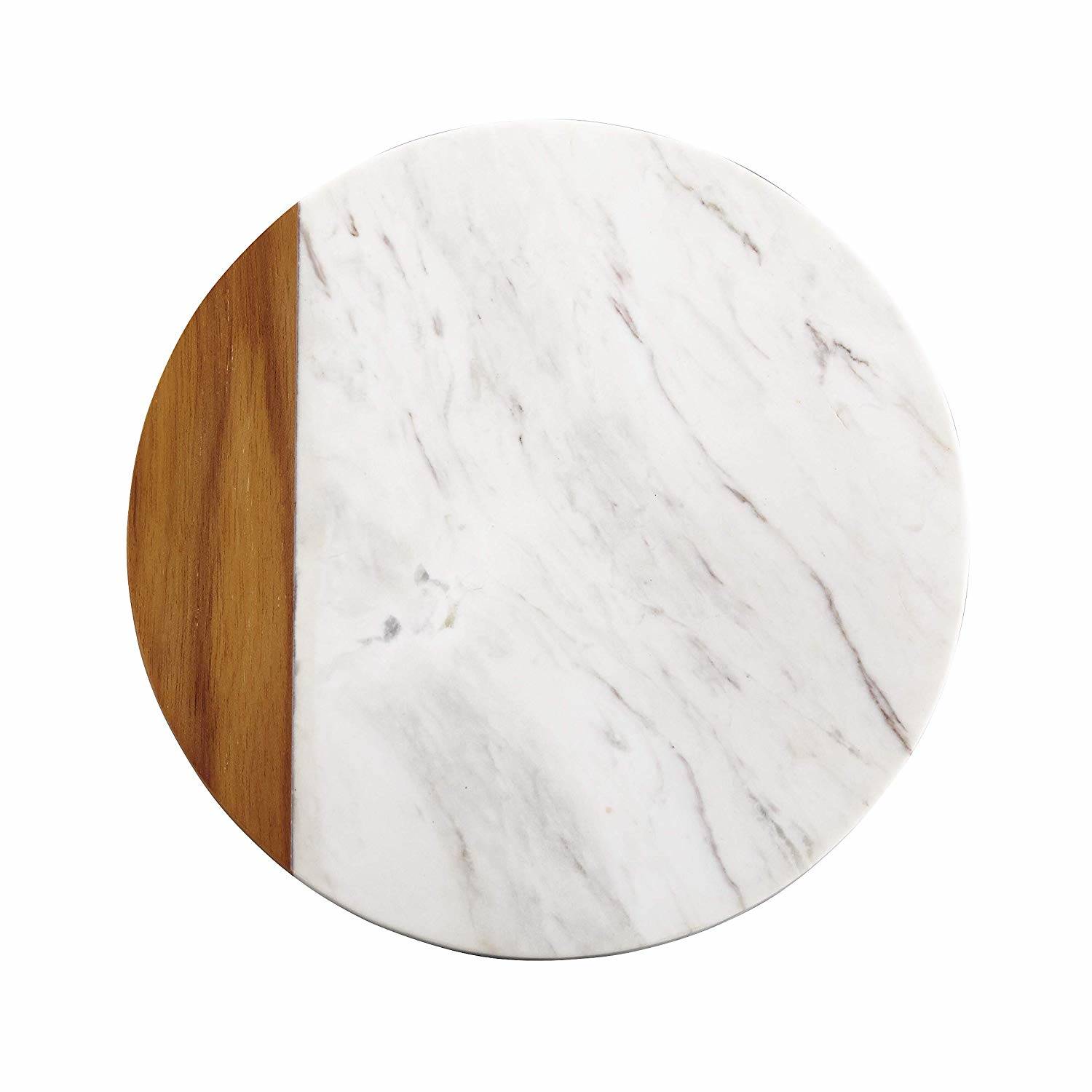 tabla de cortal de marmol y madera-amazon