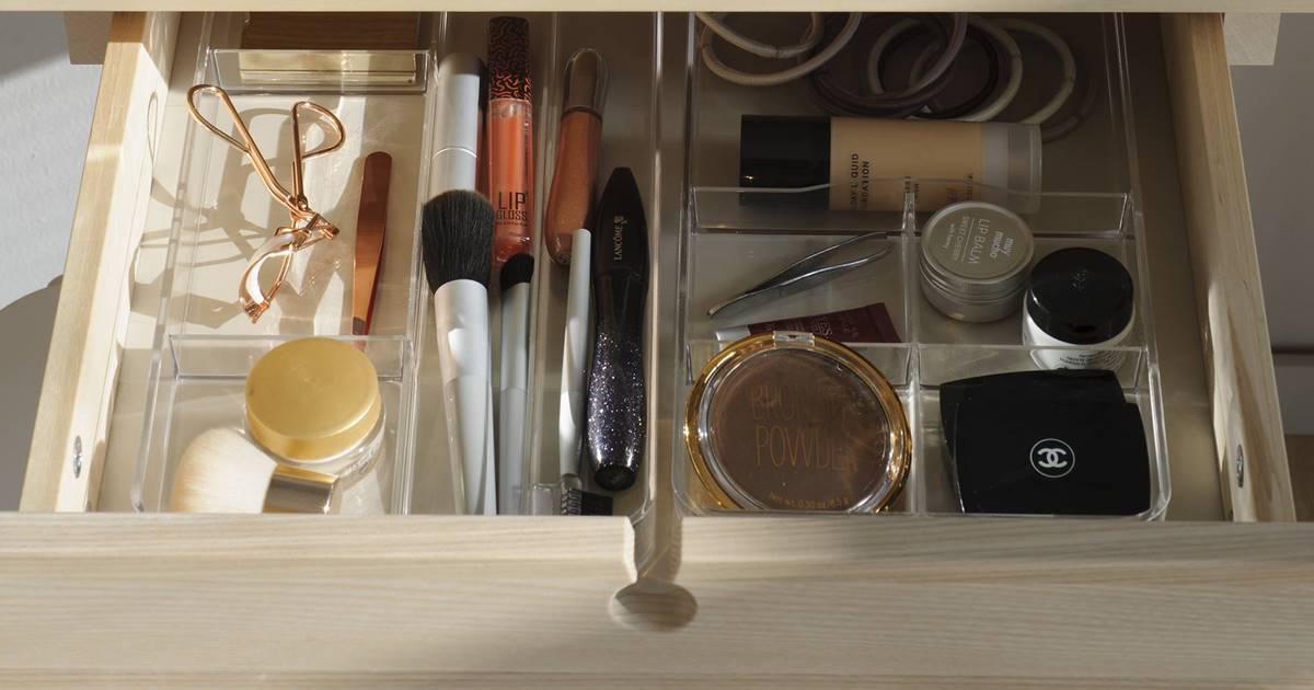Caja organizadora de maquillaje - Orden en casa