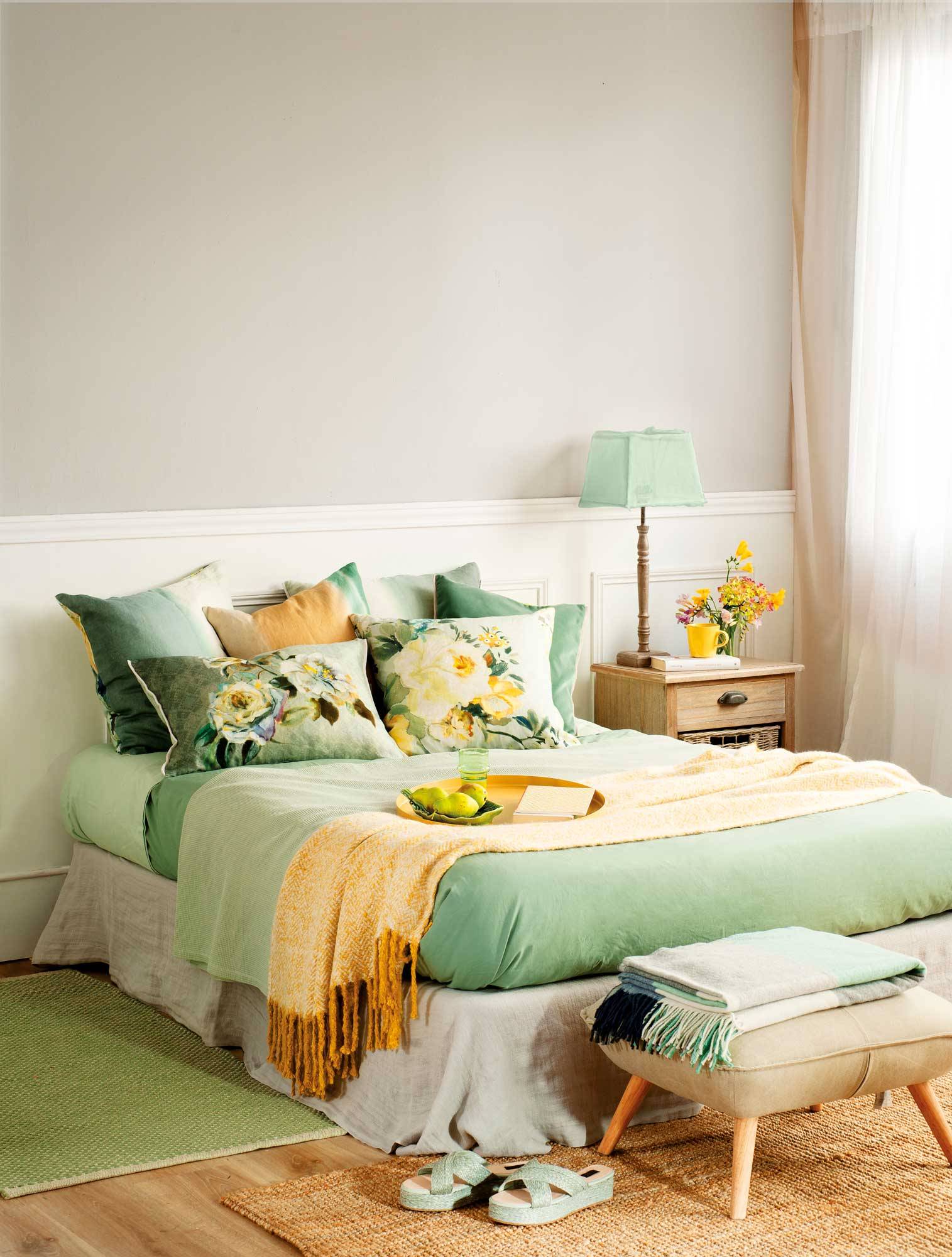 dormitorio-decorado-en-tonos-verdes-00486918