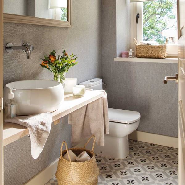 10 ideas imprescindibles para aprovechar baños pequeños