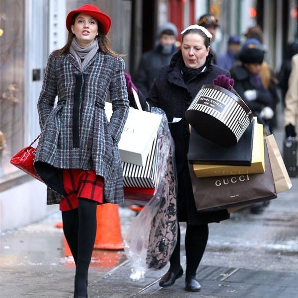 Blair Waldorf de compras en Gossip Girl