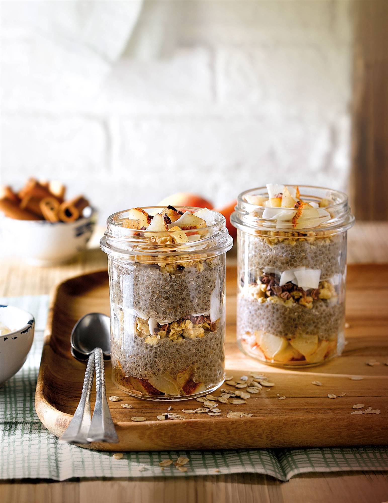 Desayunos saludables: receta de puding de semillas de chi´a. 