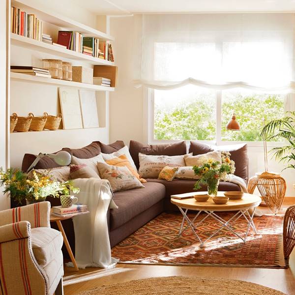5 muebles con los que ganarás espacio en tu salón