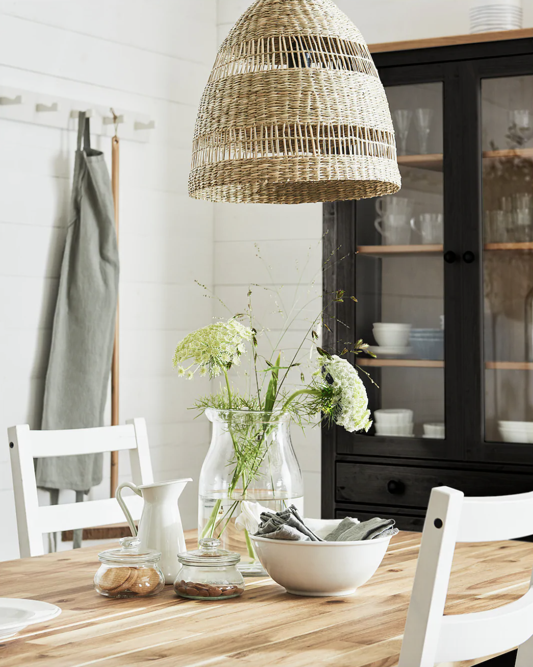 Lámpara de junco marino TORARED de IKEA