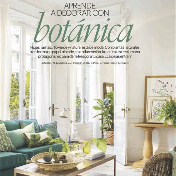 Descárgate gratis la mejor guía para decorar tu casa con un look botánico