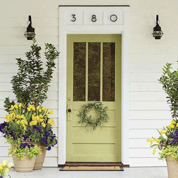 Los 24 colores más bonitos para pintar tu puerta de entrada