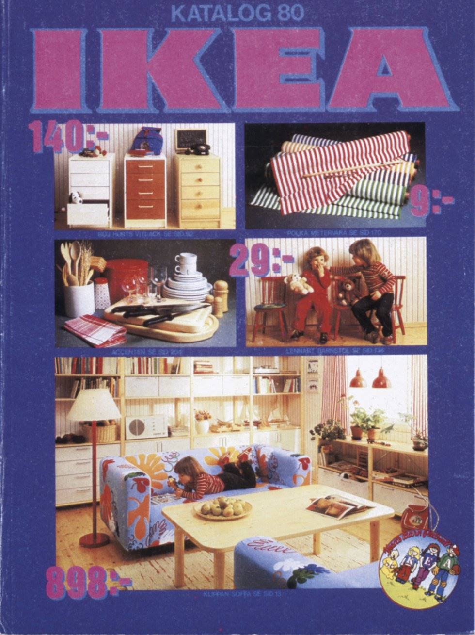 Catálogo de IKEA de 1980. 