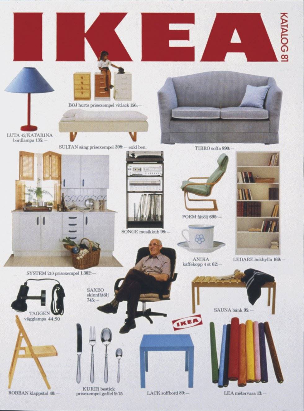 Catálogo de IKEA de 1981. 