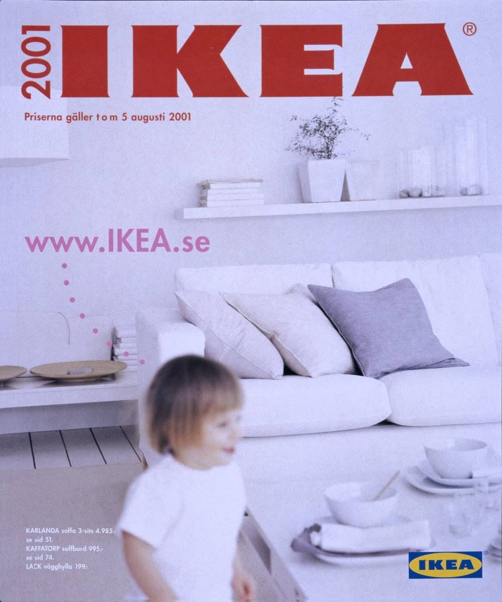 Catálogo de IKEA del 2001.
