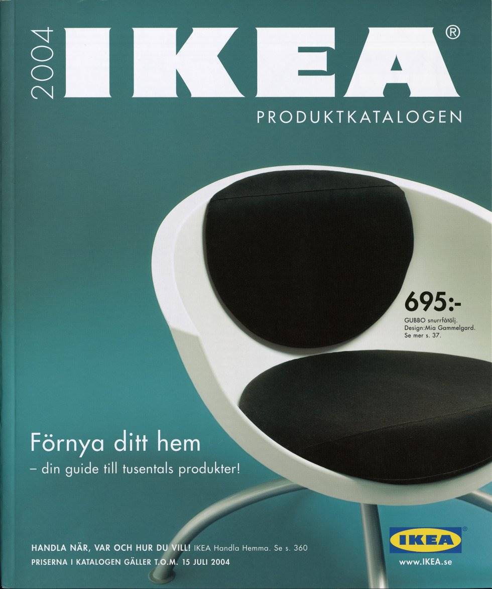 Catálogo de IKEA del 2004.