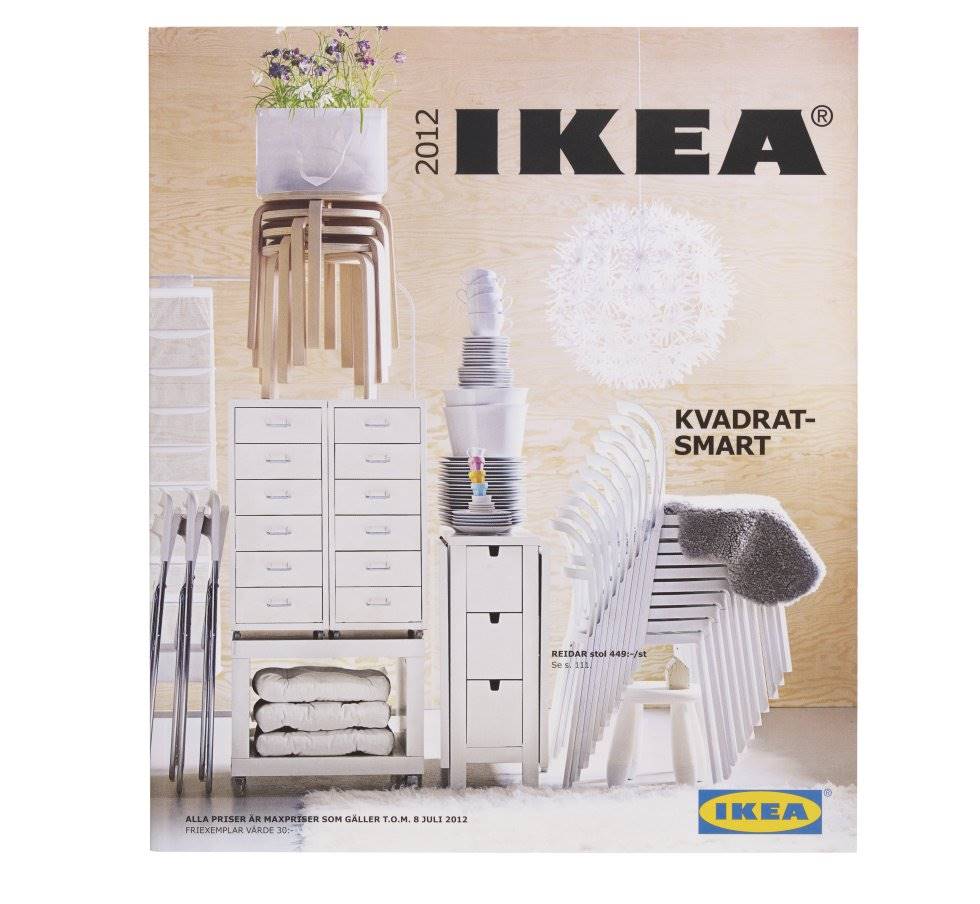 Catálogo de IKEA del 2012.