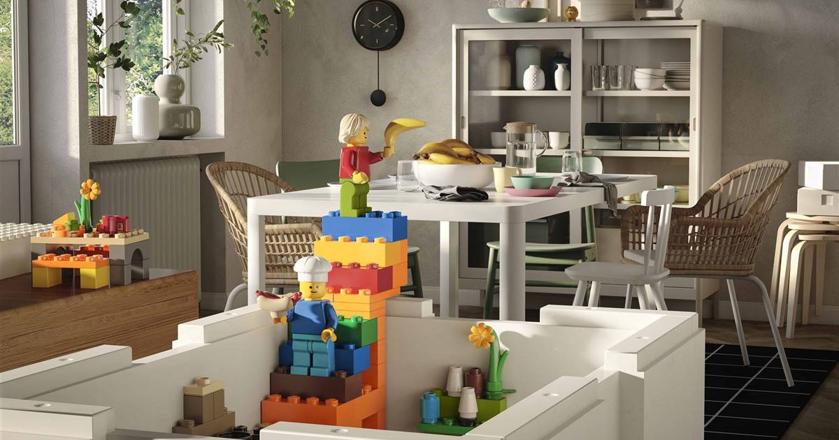 Extinto occidental vacío Ikea y Lego se unen y lanzan una colección de almacenaje del hogar divertida