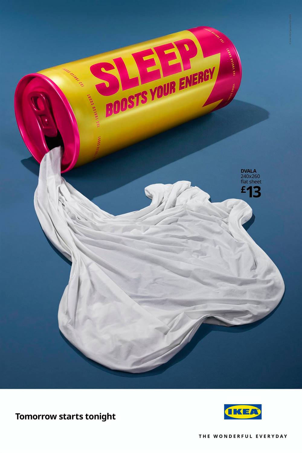 Ikea creatividad campaña publicitaria uk bebida energetica sabana