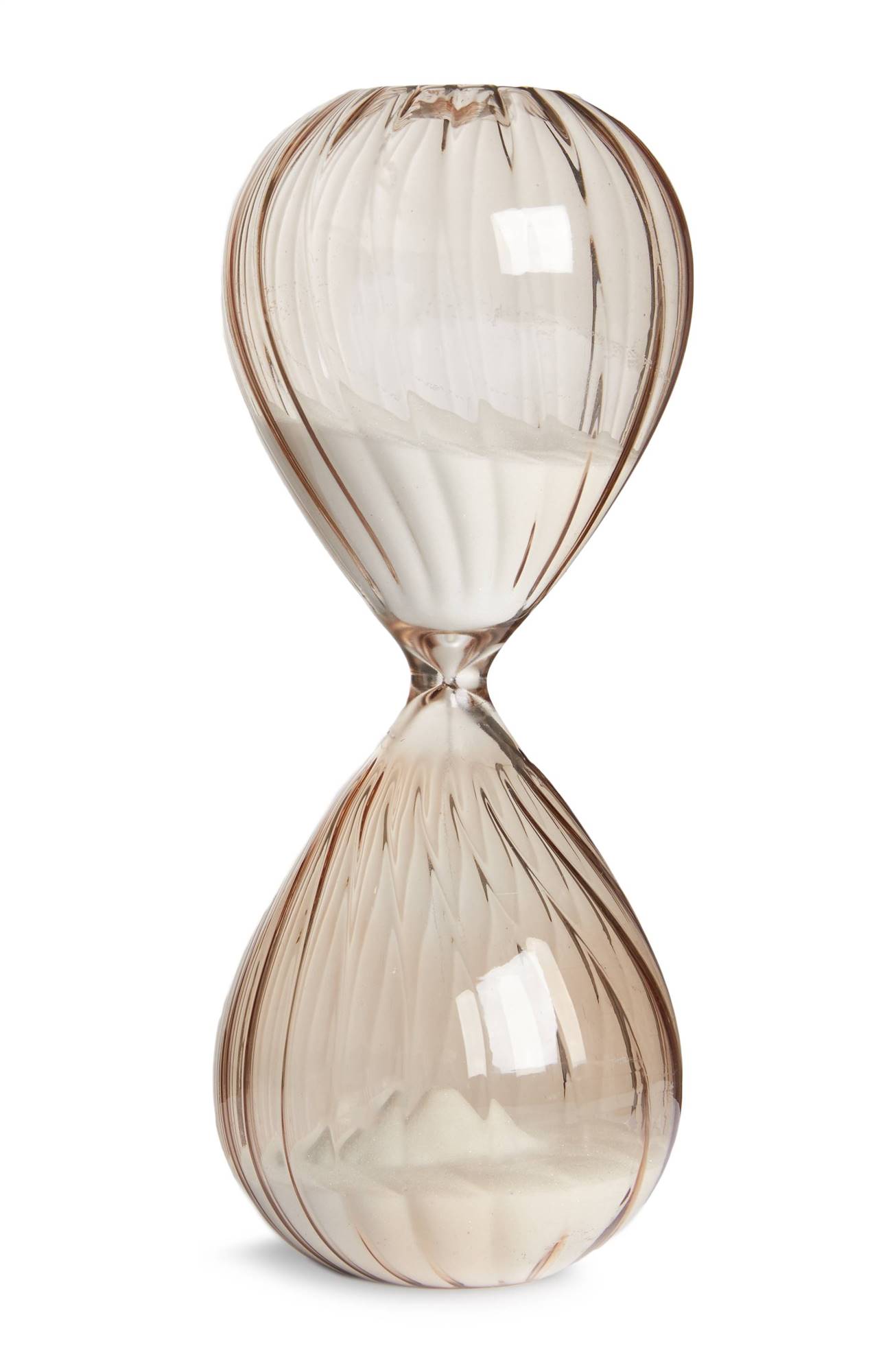Nueva colección Primark octubre 2020. KIMBALL-1113801-01-Smoked Glass Sand Timer Pink £6 €7 PLN30 WK3