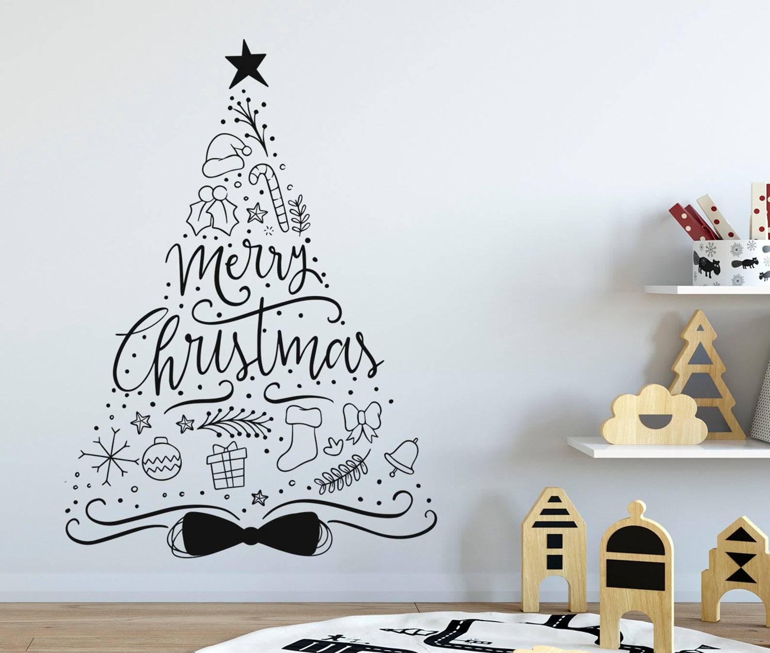 Vinilos navideños para decorar tu casa de forma rápida y económica