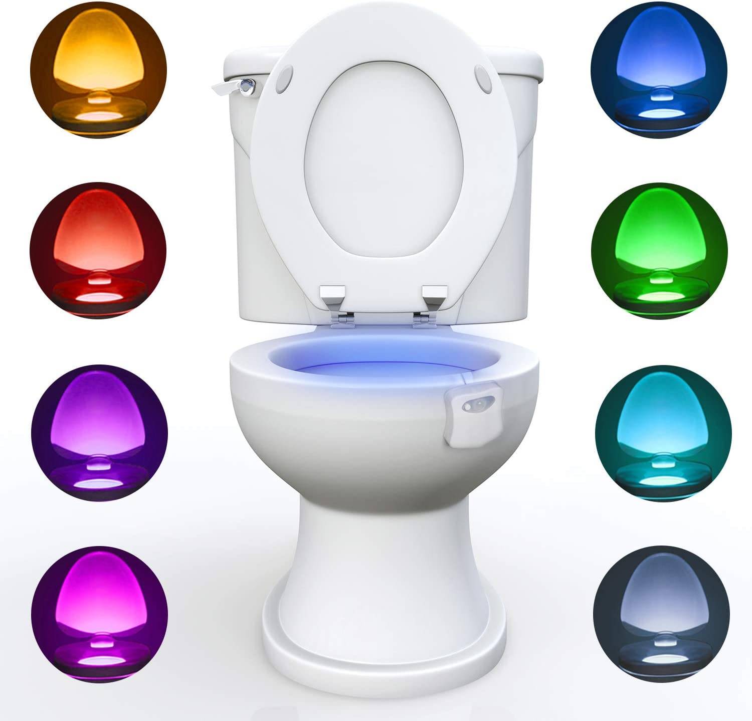 Luces led de colores para el inodoro