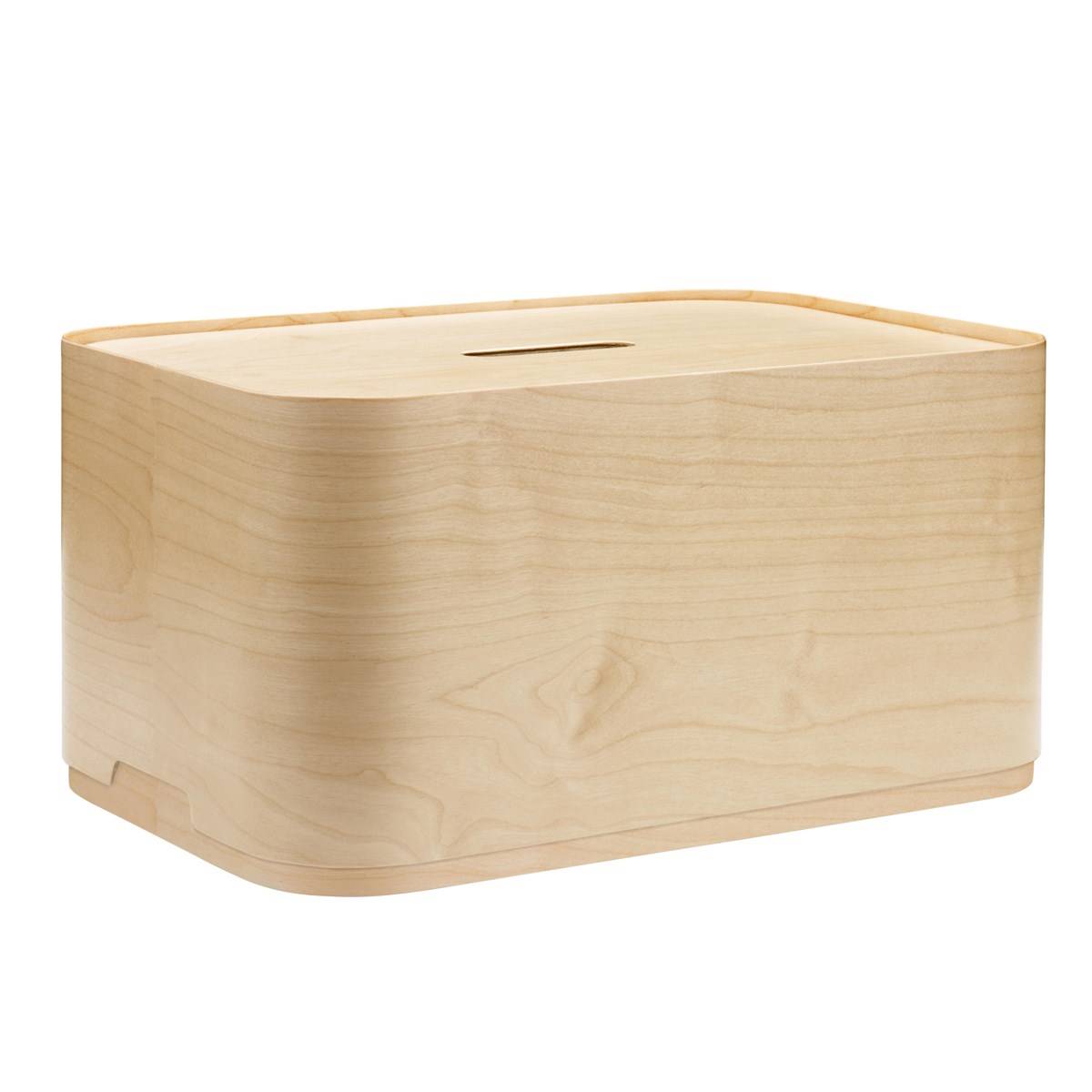 Caja apilable de madera de abedul