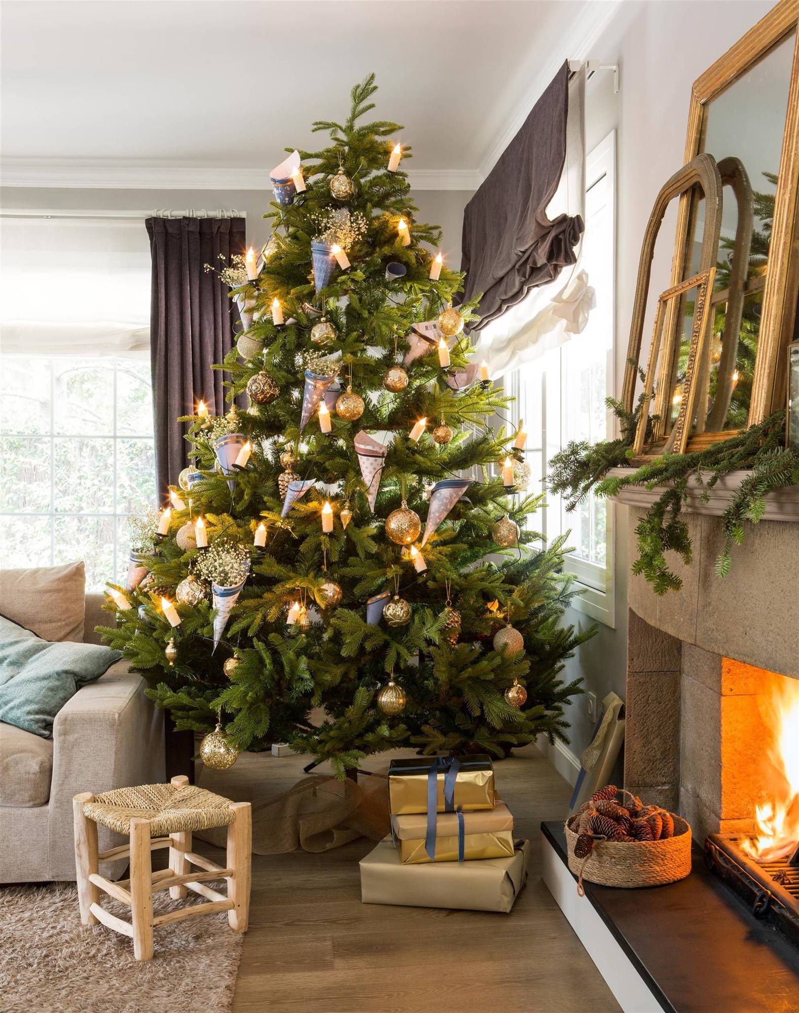 Hornear Disminución semáforo Cómo decorar el árbol de Navidad: 75 propuestas para todos los gustos