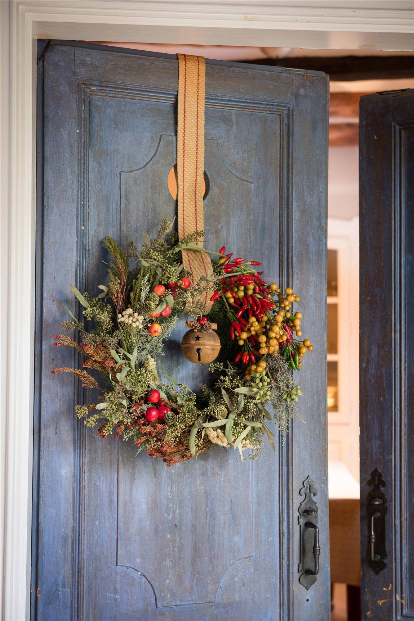 Apuesta al revés menor Puertas decoradas de Navidad: 30 ejemplos para que decores la tuya