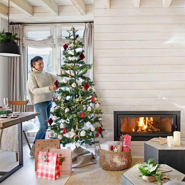salon-chimenea-decoracion-Navidad 00515443 O