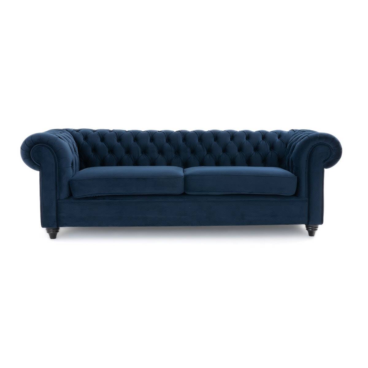 sofa chester azul la redoute