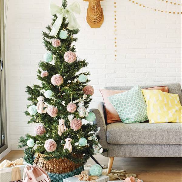 Cómo decorar con pompones en Navidad según @estoreta (con vídeo)