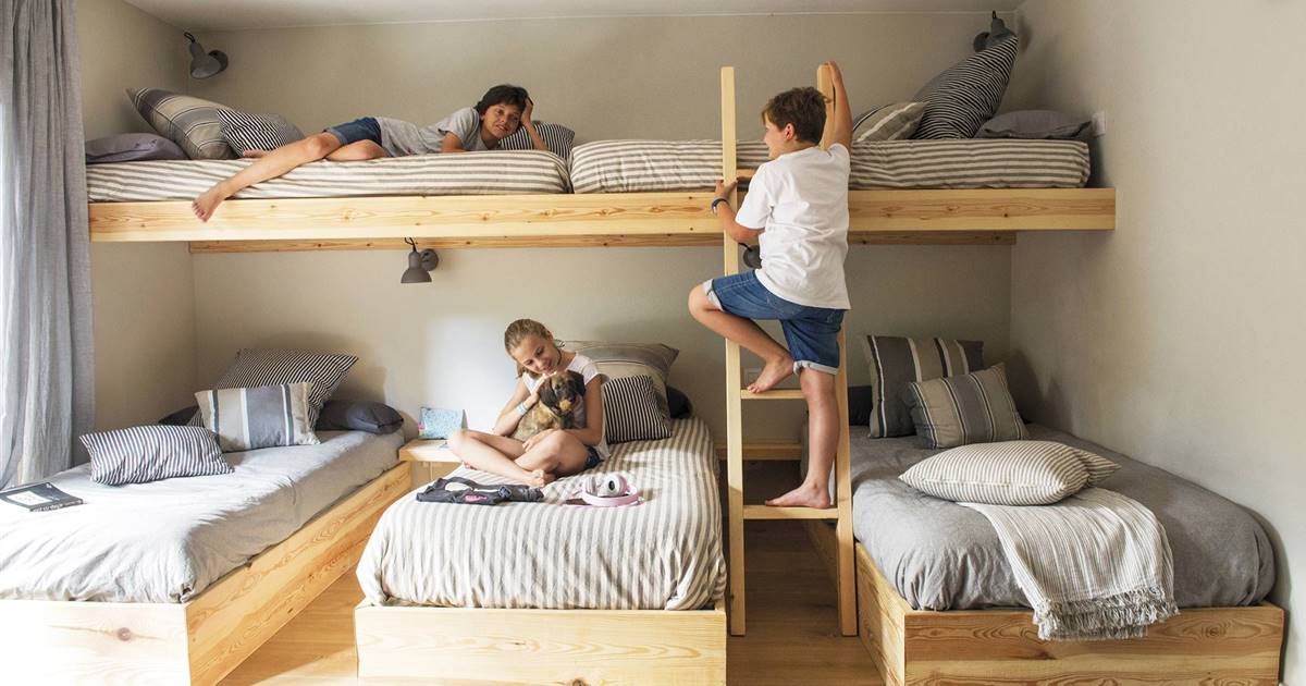 nadie estilo casado Dormitorios infantiles: donde caben 2 caben 3
