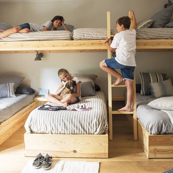 Dormitorios infantiles: donde caben 2 caben 3 (con plano y presupuesto)