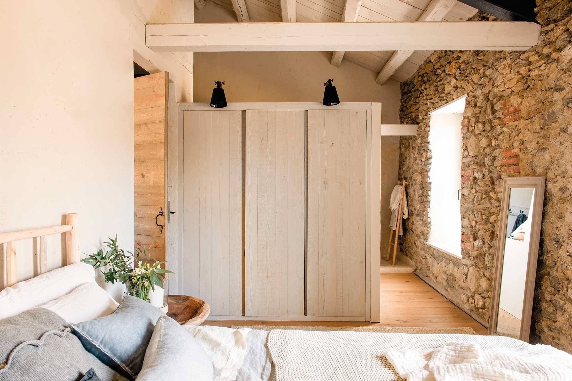 Armario de 4 cajones y 1 puerta minimalista blanco de madera para cuarto de baño Vitta