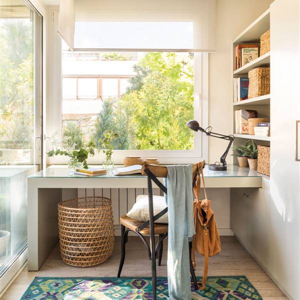 Ideas para un montar un despacho en un piso pequeño