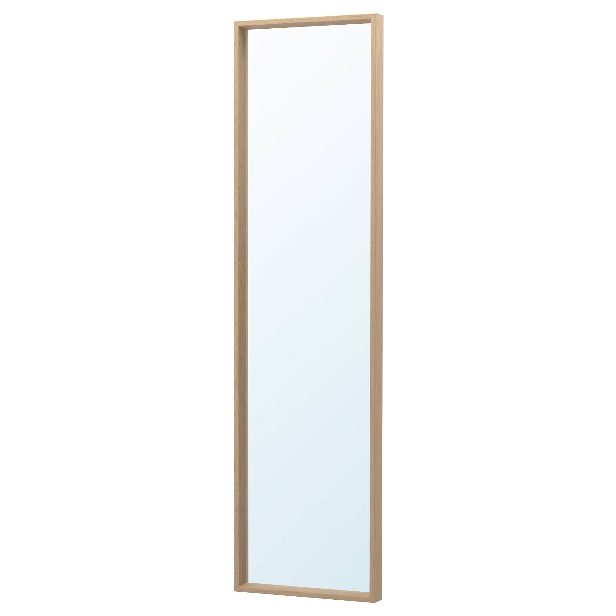 Espejo de pared NISSEDAL con marco de madera de IKEA