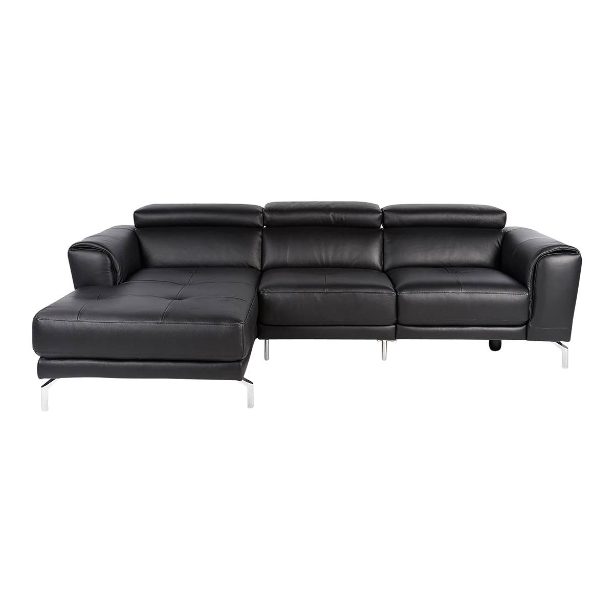 sofa piel negro 00112801010484