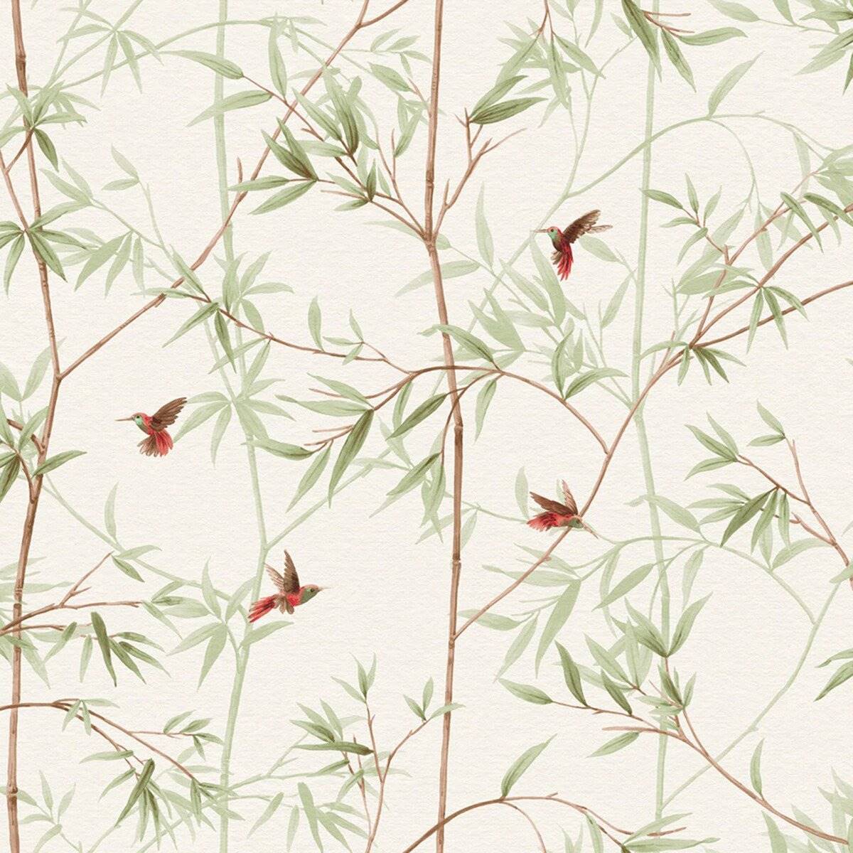papel pintado bambu colibris coodonne eci