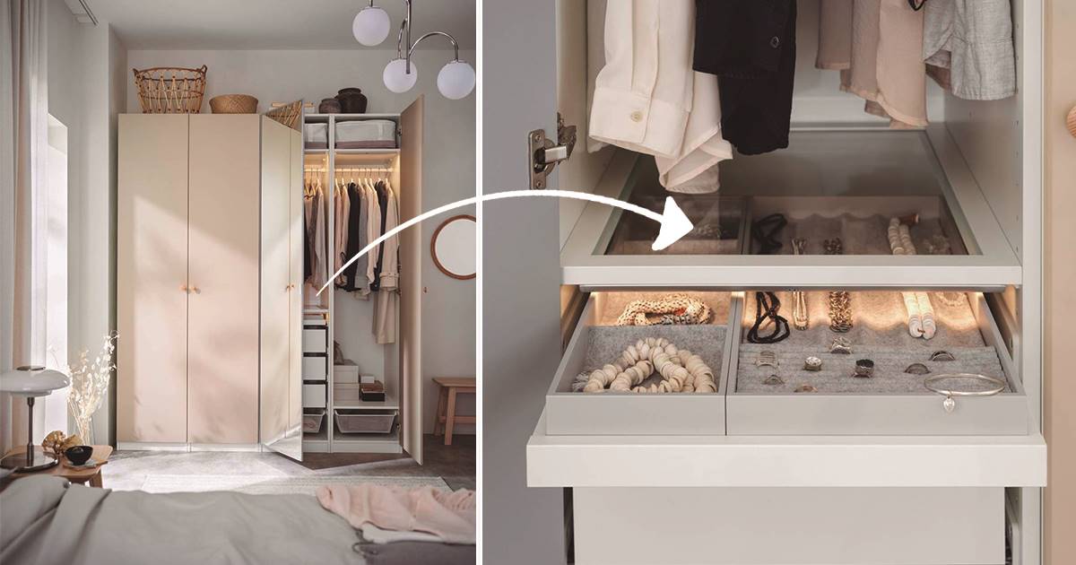 PAX / AULI armario, blanco/espejo, 150x66x201 cm - IKEA