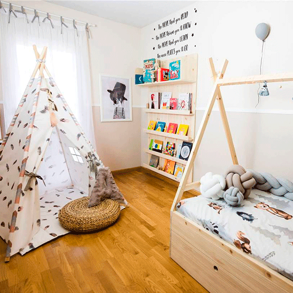 Antes y después: de 2 dormitorios infantiles sosos al mejor espacio para 2 hermanos (con planos)