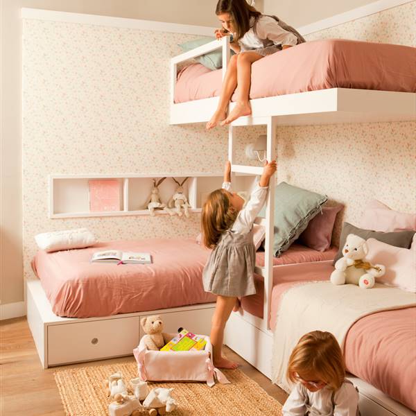 Dormitorios infantiles con literas: los mejores hacks e ideas decorativas