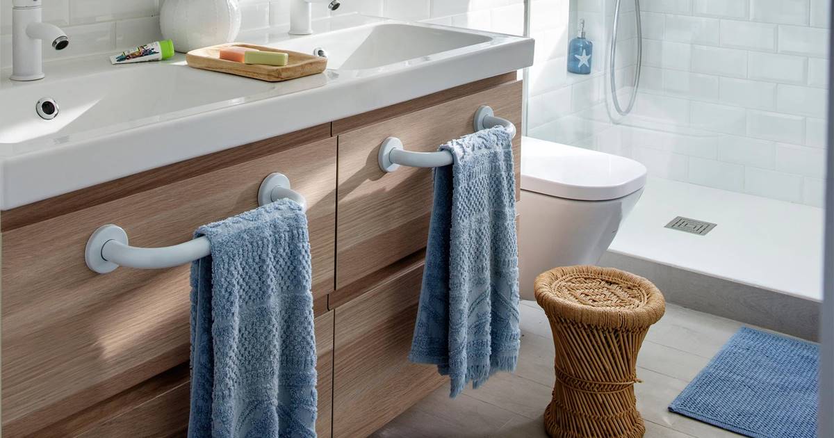 36 toalleros para dar a tu baño (con shopping)