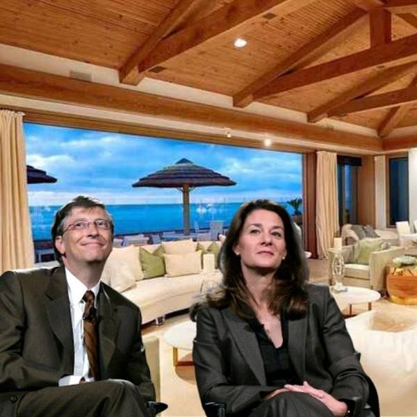 La mansión a pie de playa de Bill Gates y su mujer Melinda en California