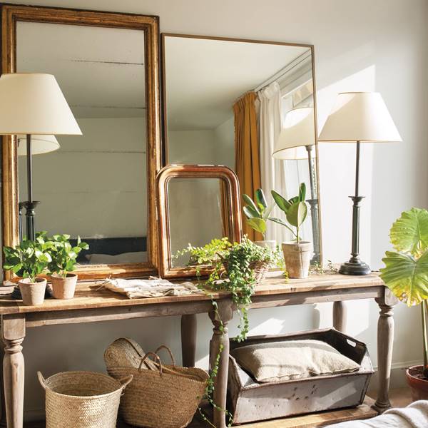 7 ideas geniales de la revista El Mueble para decorar con espejos (con vídeo)