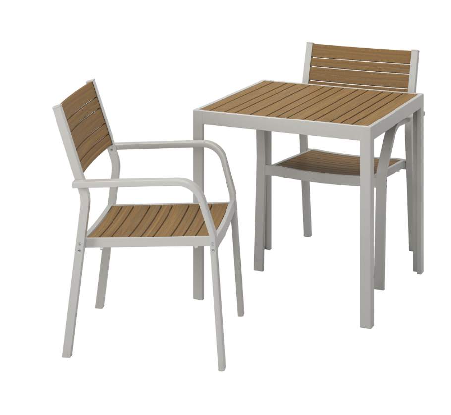 mesa con sillas SJÄLLAND de ikea